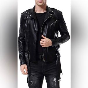 Faux Leather Jacket